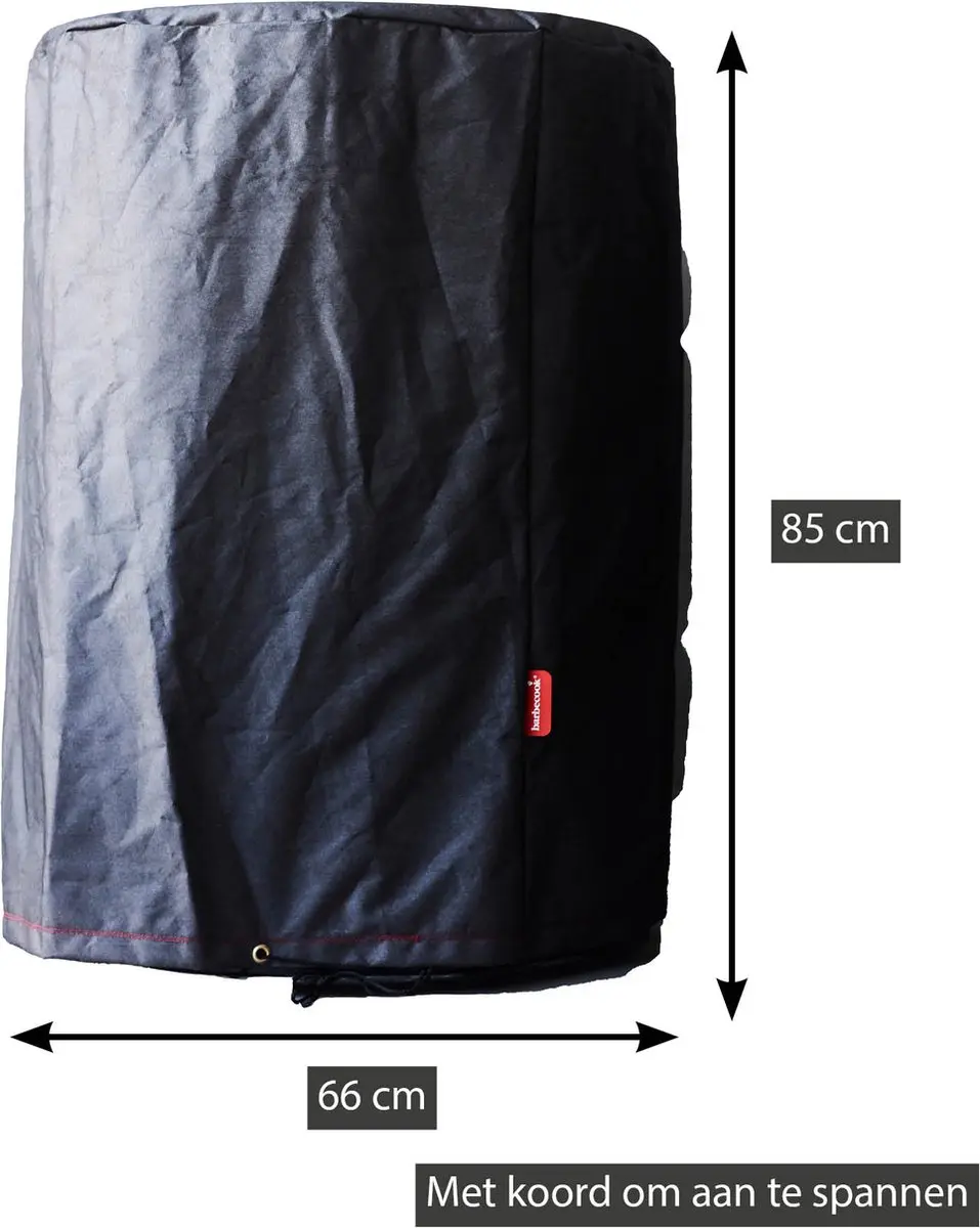Barbecook Premium Hoes Edson Ø66cm H85cm - Zwart