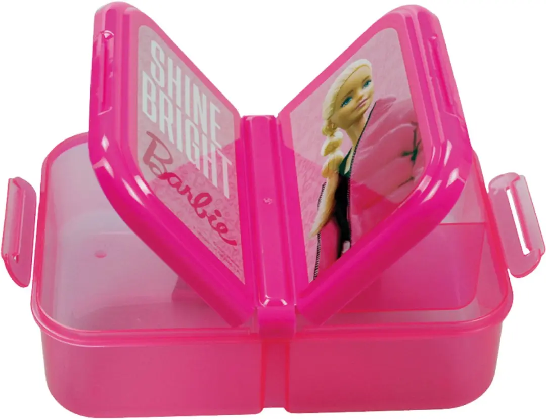 Barbie Shine Bright Lunchbox Roze - 4 Vakken