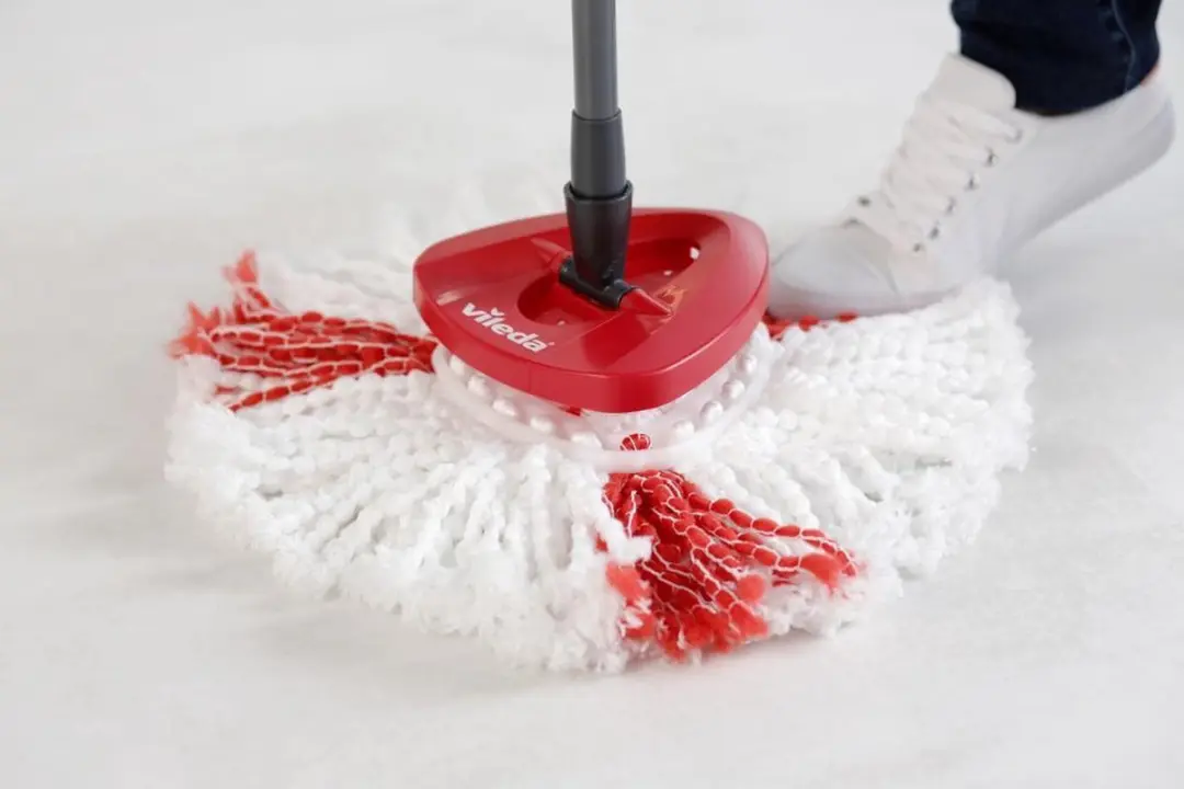 Vileda Turbo 2in1 Navulling 151608 - +20% Reinigingsvermogen - Wit/Rood