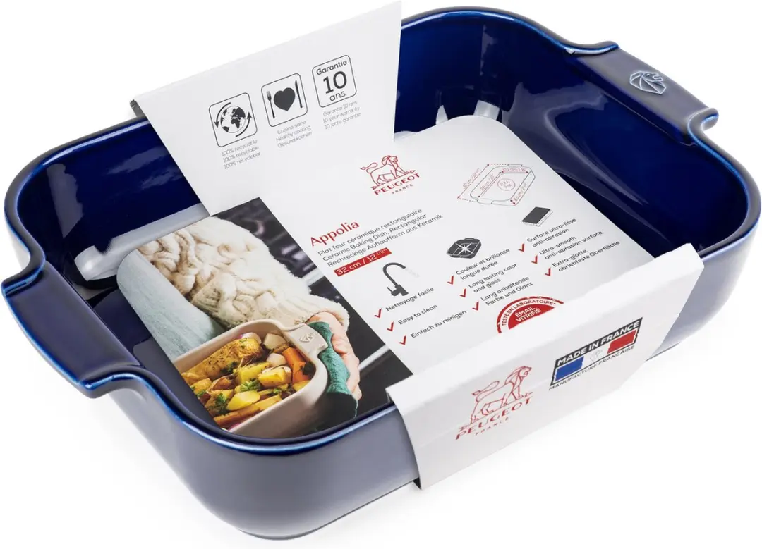 Peugeot Appolia Ovenschaal 32cm - Blauw