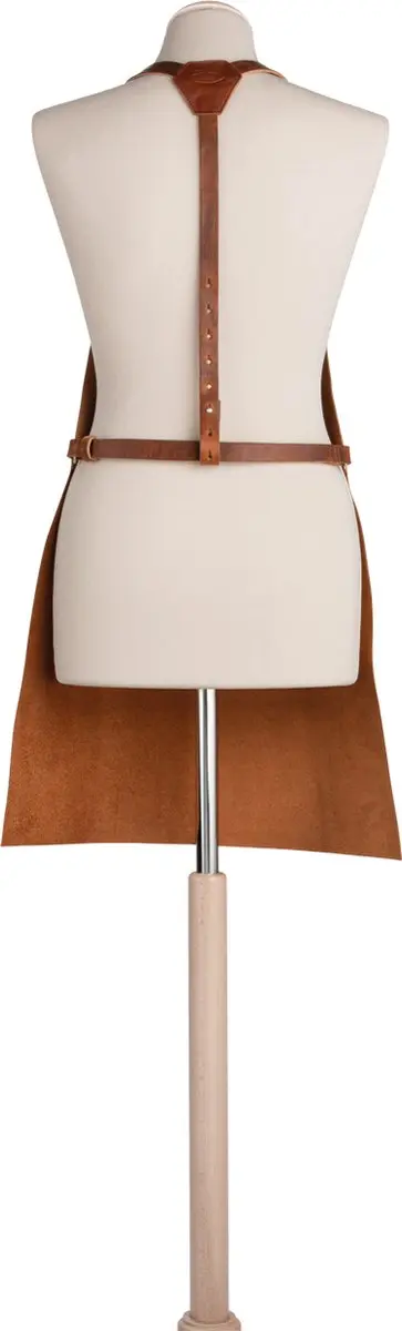 Boretti Sophia Dames Schort - Leren - Cognac