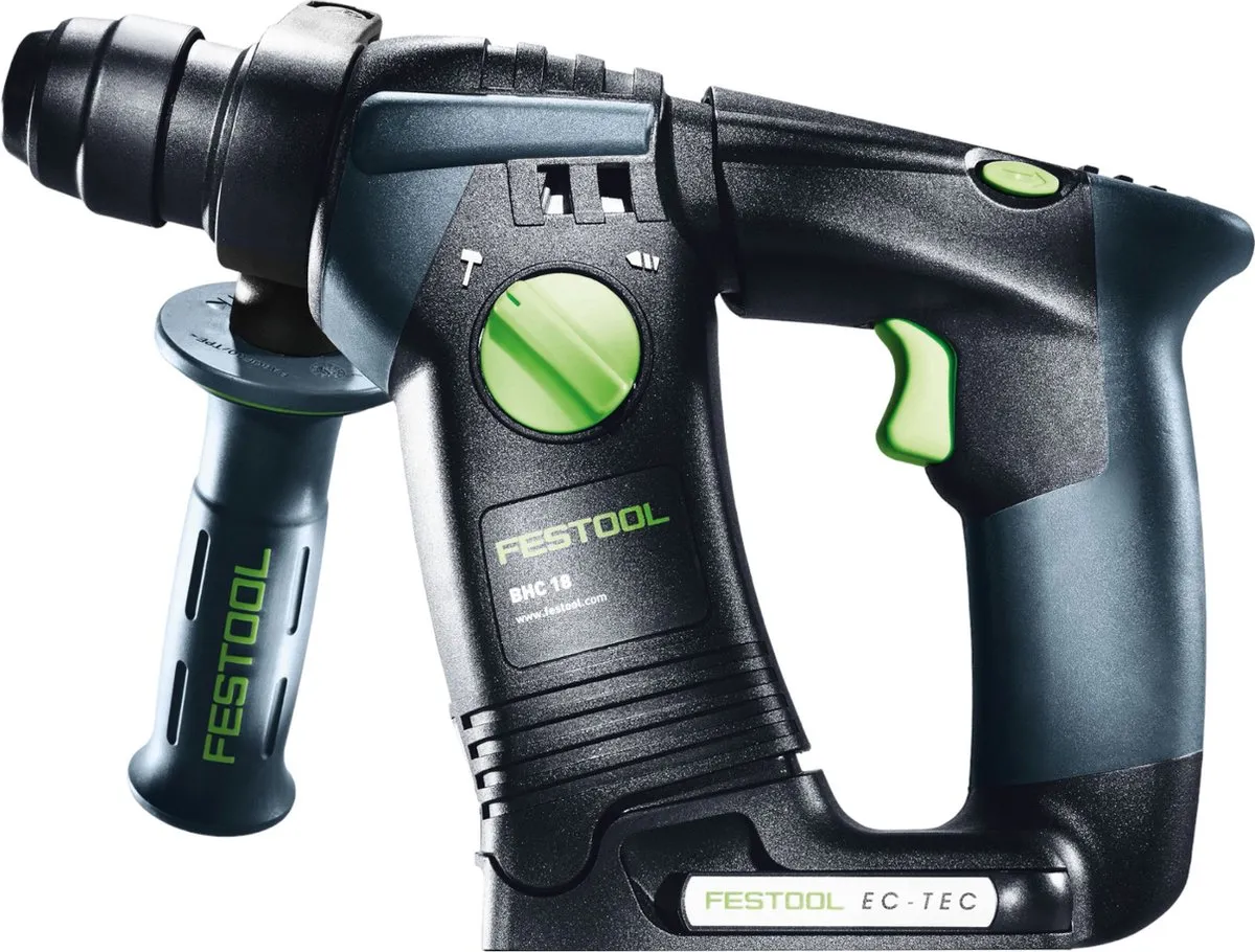 Festool BHC 18 Basic SDS Plus Accuklopboormachine - 18V 1,8J - 2x 8.0Ah