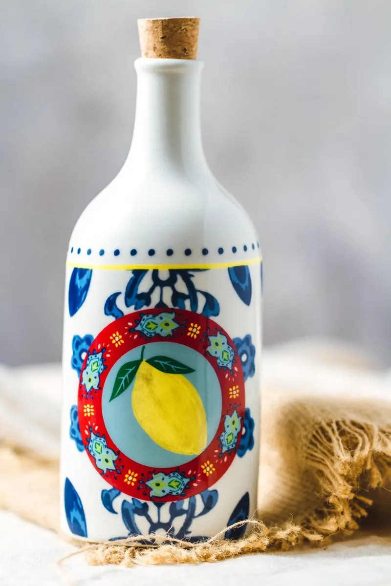 KitchenCraft Mediterraan Olie & Azijnstel Keramiek - 2x 0.5L