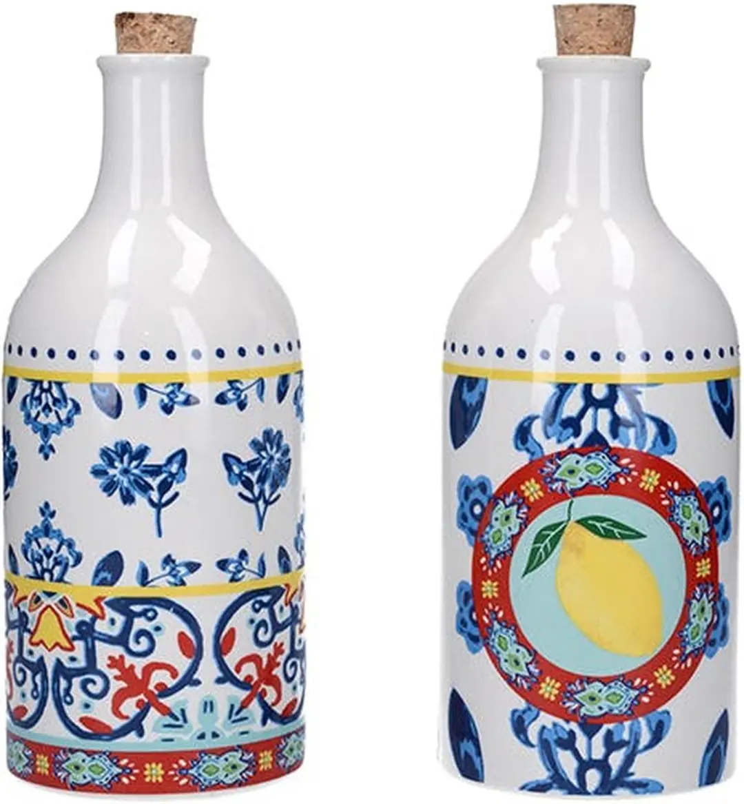 KitchenCraft Mediterraan Olie & Azijnstel Keramiek