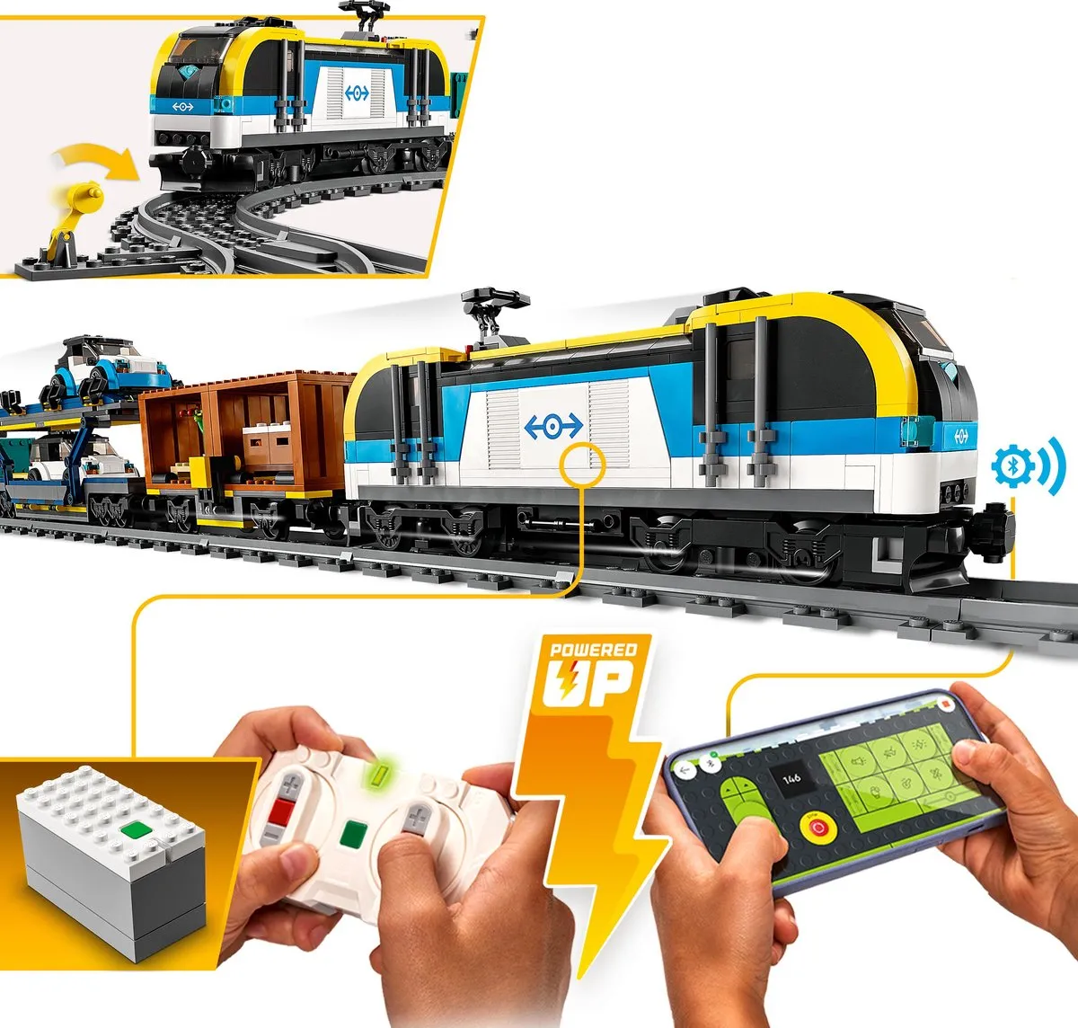 LEGO City Goederentrein 60336 - 1153 Stukken - Meerkleurig - afbeelding 6 van 6