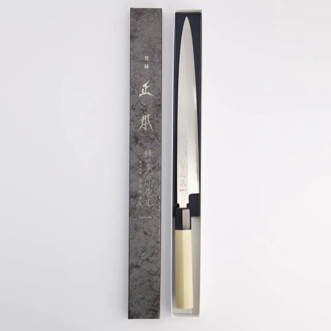 Masamoto Ao-Ko Staal Yanagiba Mes 27cm