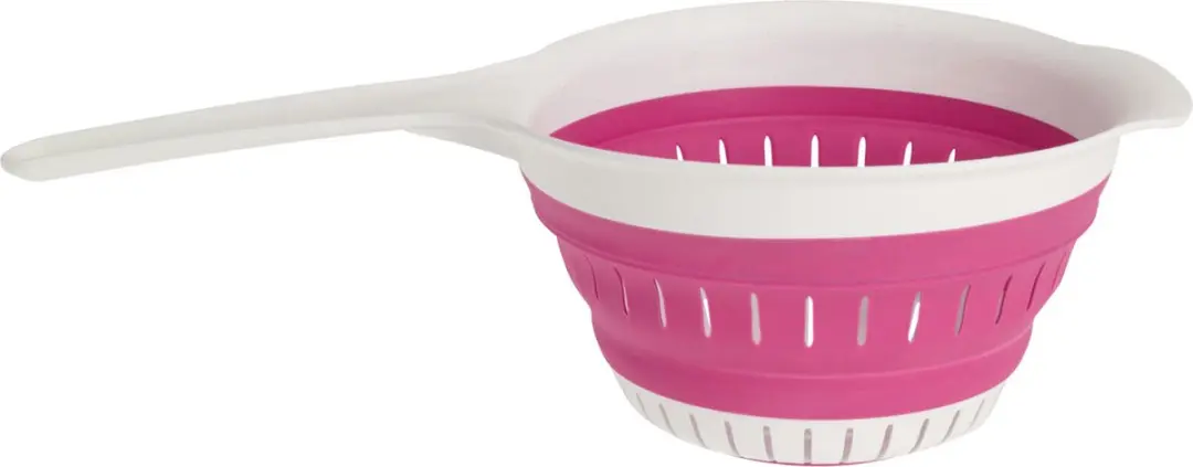 Excellent Houseware Opvouwbaar Vergiet - Roze - 37x19cm