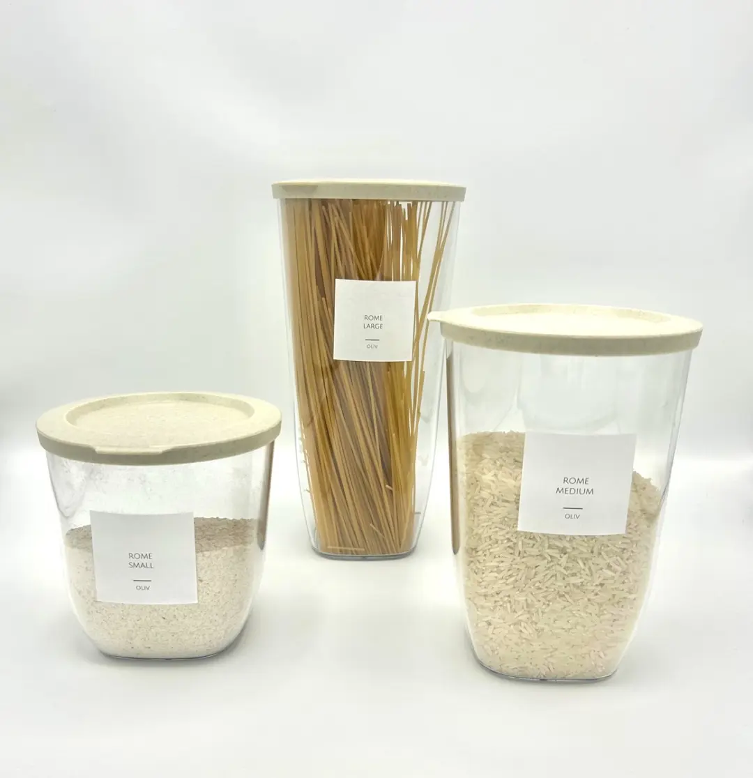 Koziol Voorraadpot 1L - Zandbeige