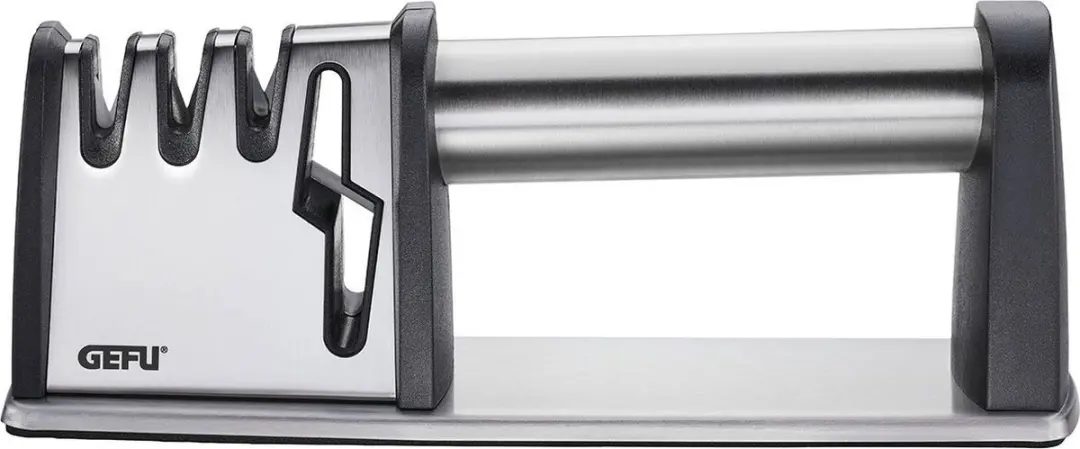 GEFU COLT PRO Messen- en Scharenslijper 4-in-1 - Diamant/Wolfraam/Keramiek - RVS - afbeelding 6 van 6