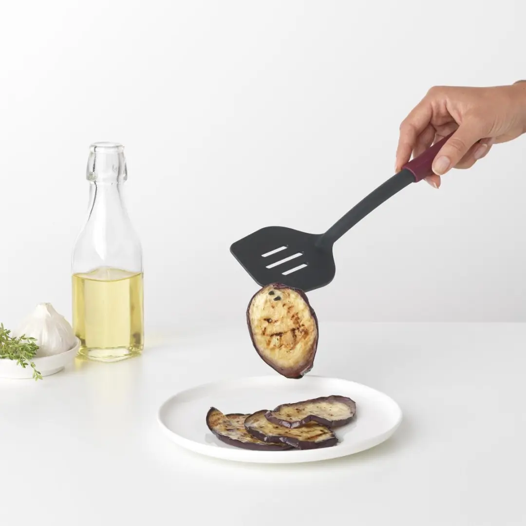 Brabantia Tasty+ Bakspatel plus Vork - Aubergine - afbeelding 6 van 6
