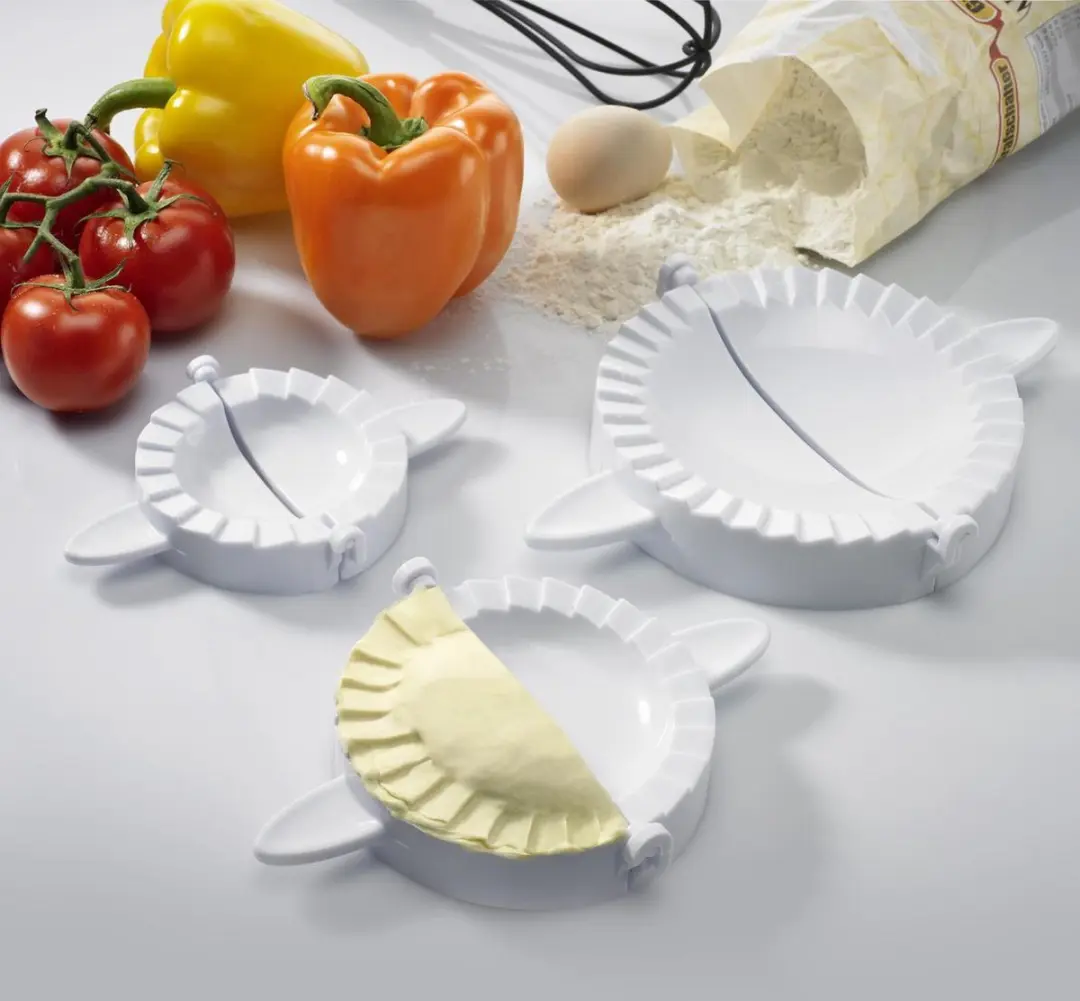 Westmark Raviolimaker-set 3-delig Ø9,5/12/15,5cm - Wit - afbeelding 6 van 6