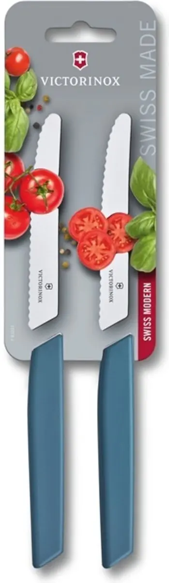 Victorinox Swiss Modern Tomaat & Worstmes 2-delig