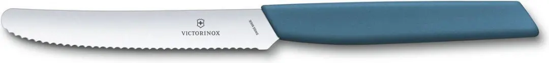 Victorinox Swiss Modern Tomaat & Worstmes 2-delig - Blauw
