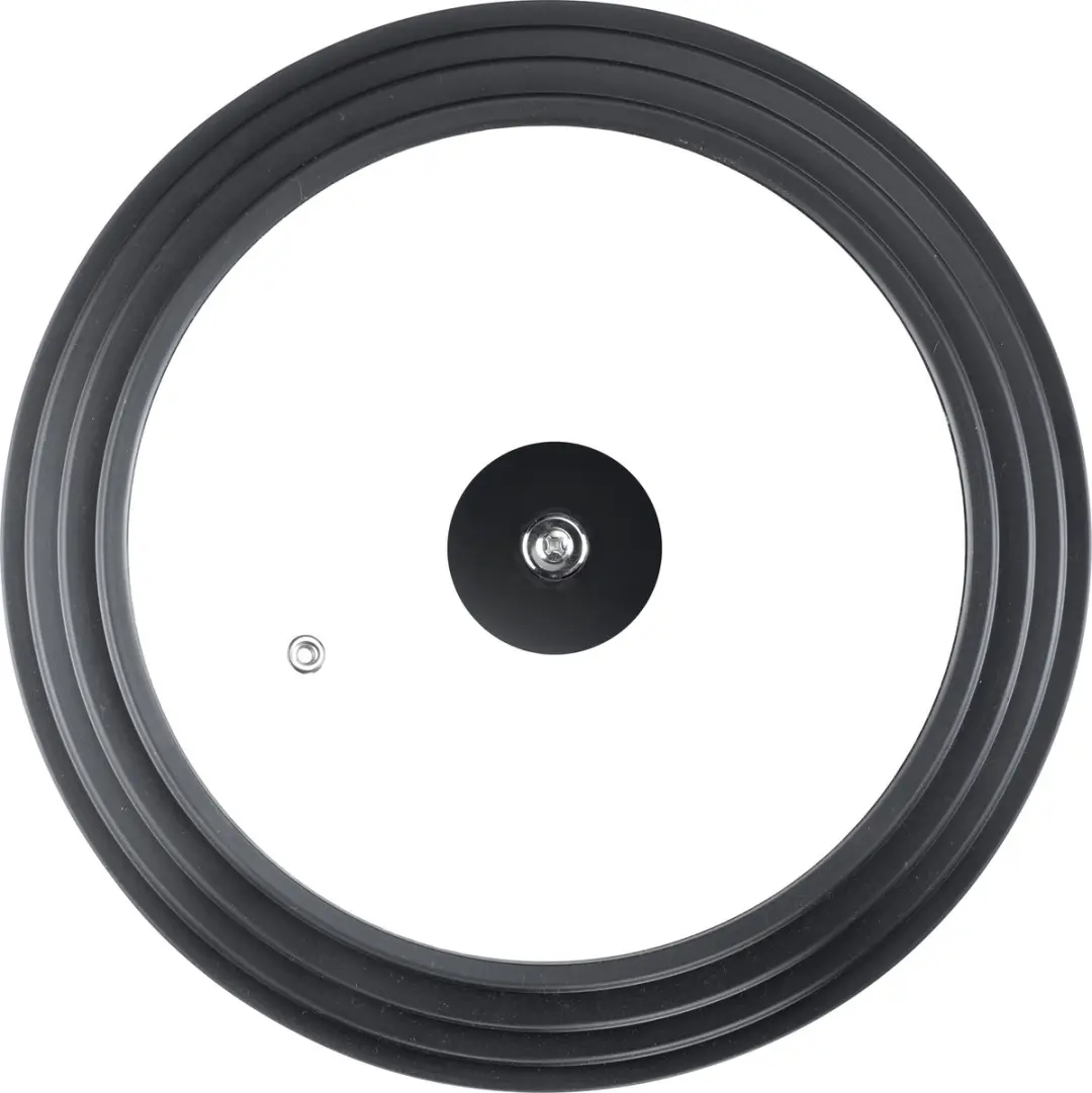 Westmark Universeel Deksel 12352270 - Ø24/26/28cm - Zwart/Transparant