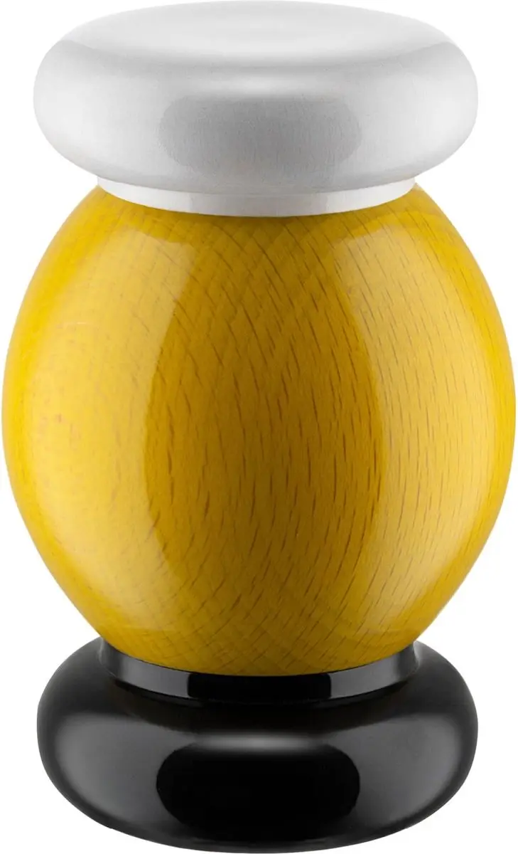 Alessi Sotsass Peper- en Zoutmolen Geel