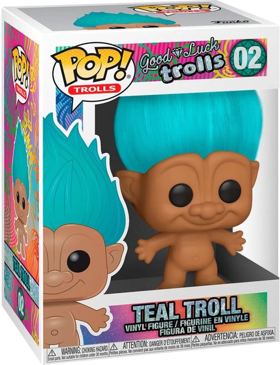 Funko Pop! Trolls Teal Troll Vinyl Figure 44603