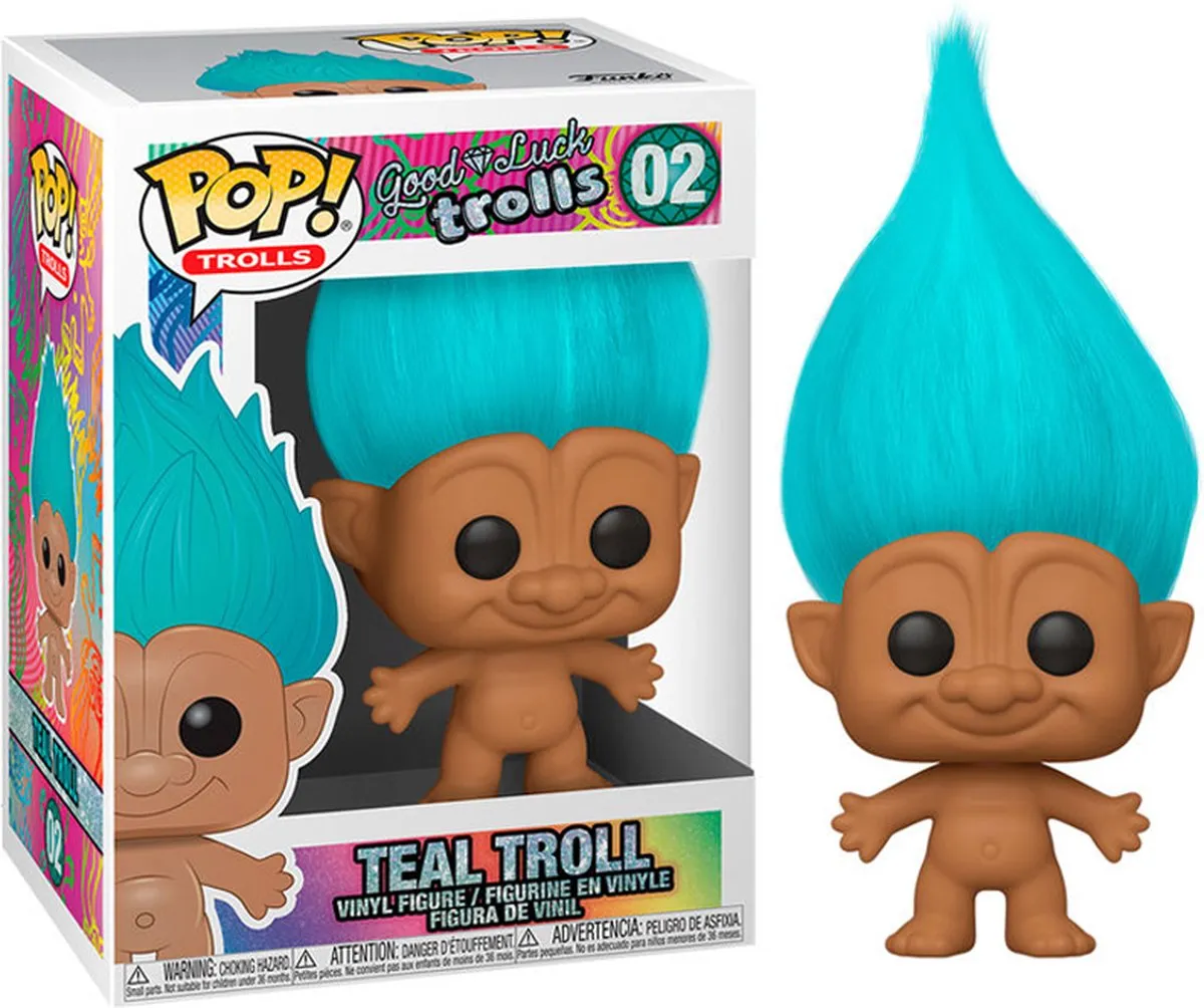 Funko Pop! Trolls Teal Troll Vinyl Figure 44603