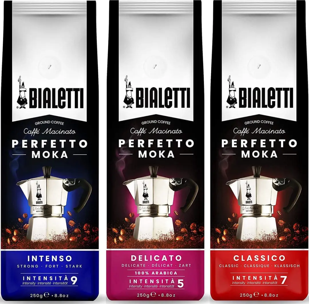 Bialetti Moka Express 6 Koppen - Zilver/Zwart