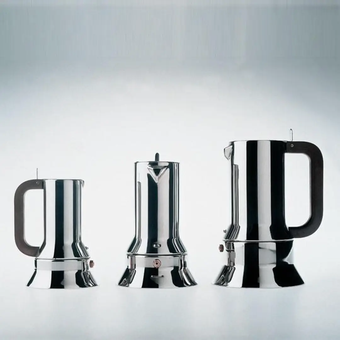 Alessi Espresso Koffiezetter 1-kops - Zilver