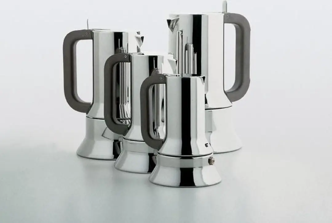 Alessi Espresso Koffiezetter 1-kops - Zilver