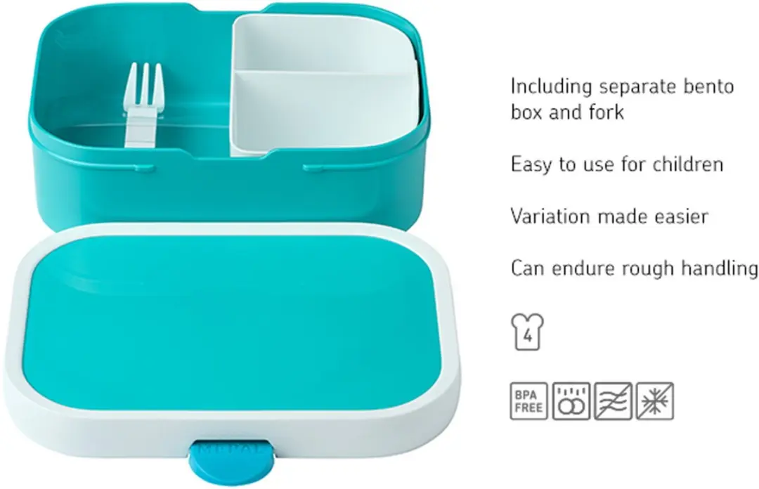 Mepal Bento Lunchbox Voetbal 750ml - 2 Vakken - BPA-vrij - afbeelding 6 van 6
