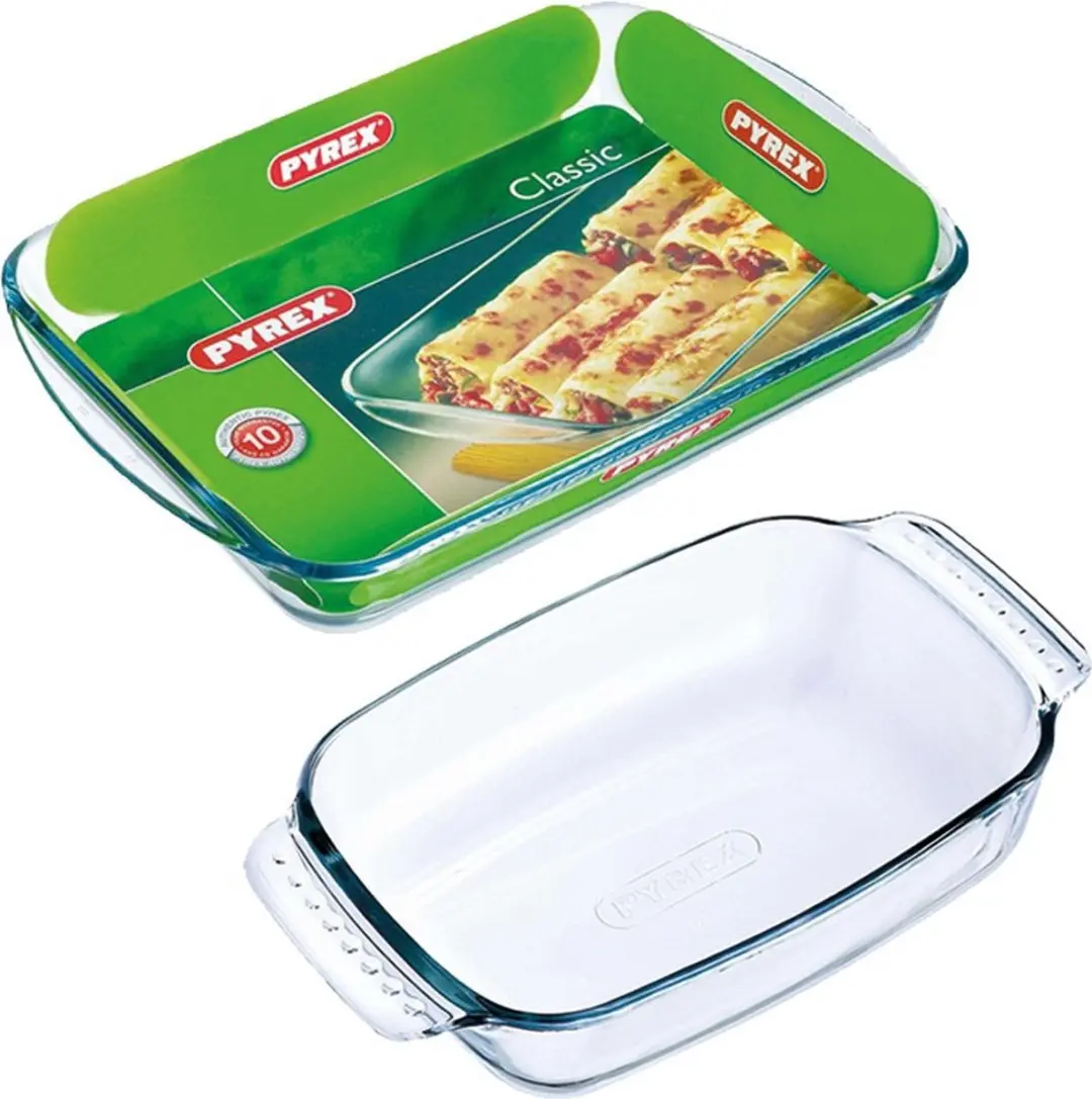 PYREX Glazen Ovenschaal 1,2L & 3,7L