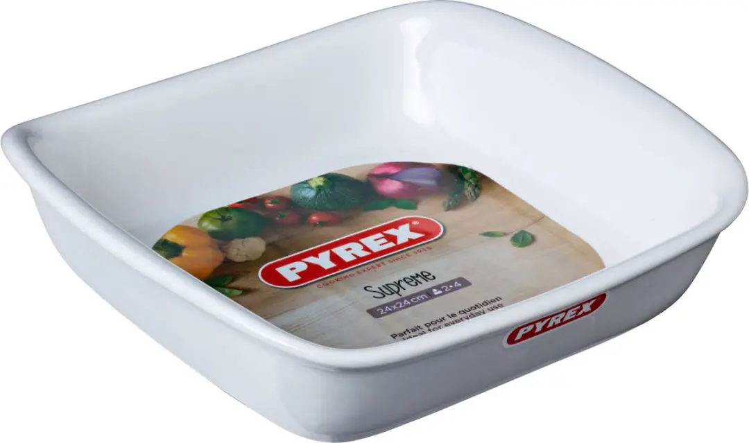 PYREX Supreme Ovenschaal Vierkant 2,6L - Wit