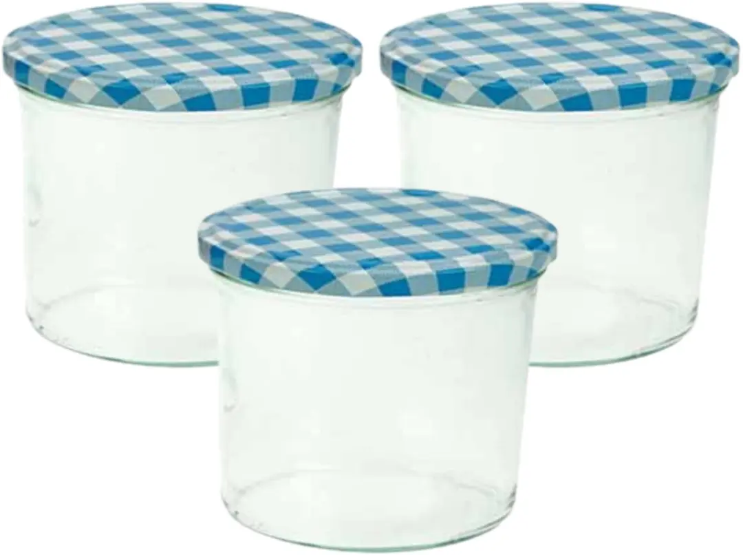 Cosy&Trendy Weckpotten Blauw - 9 Stuks 230ml