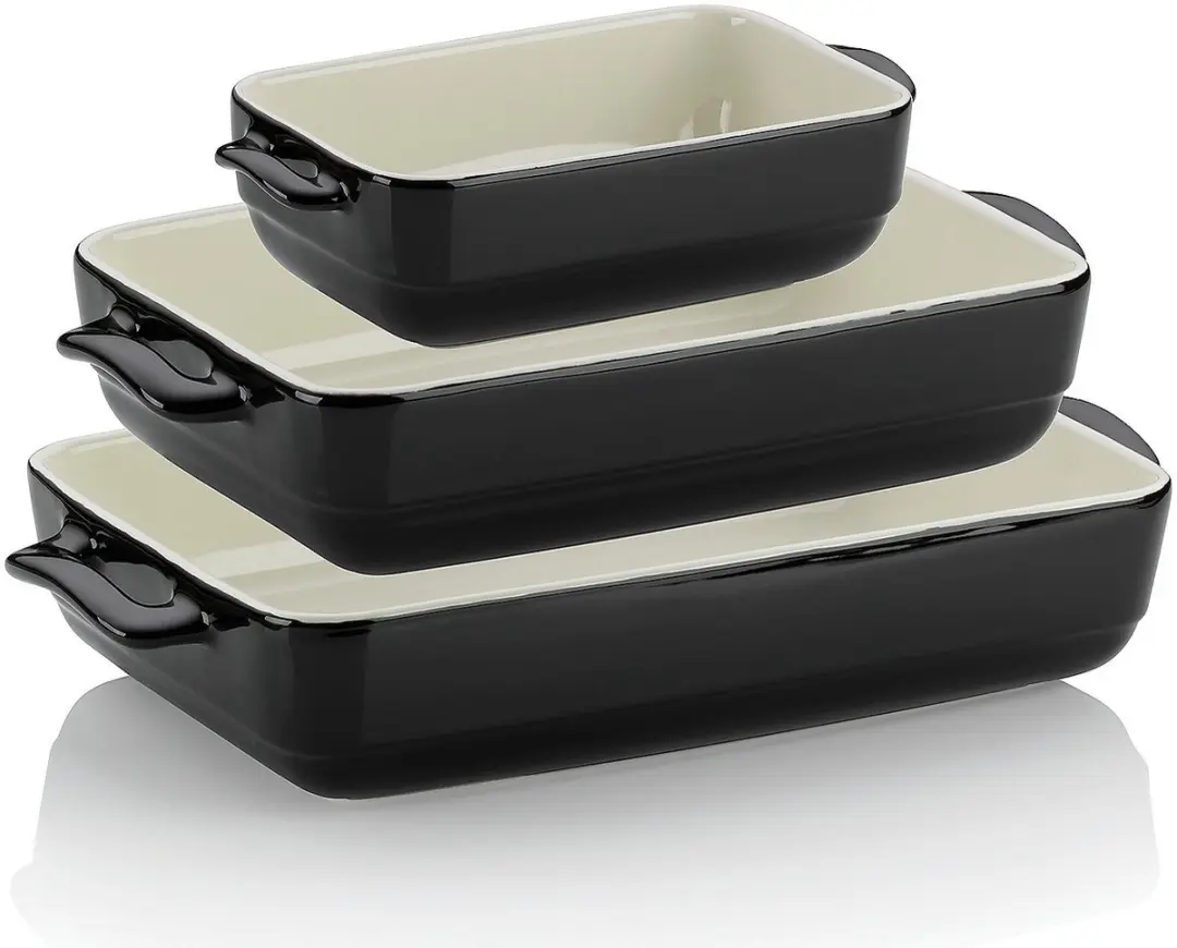 Kela Ovenschaal Keramiek 22,5x12,5cm - 1,69L - Zwart