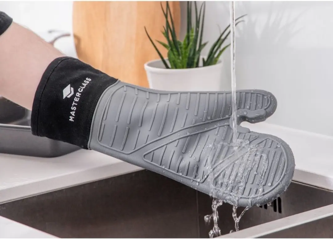 MasterClass Waterdichte Silicone Ovenwant - Grijs