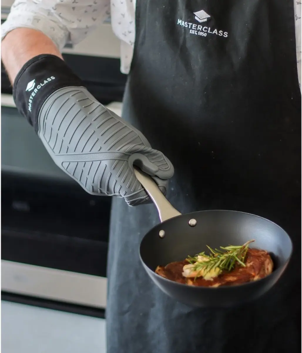 MasterClass Waterdichte Silicone Ovenwant - Grijs