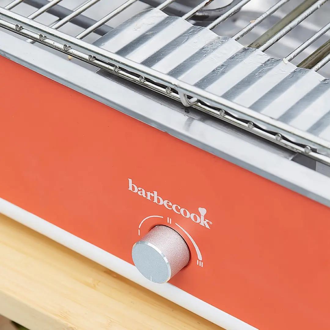 Barbecook E-Carlo Elektrische Tafel BBQ - Rood - afbeelding 6 van 6