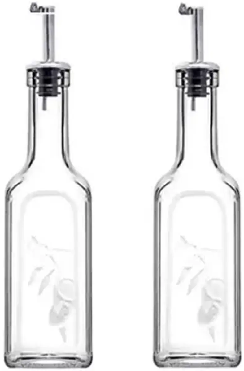 Pasabahce Olieflessen Set 2x345ml - Glashelder