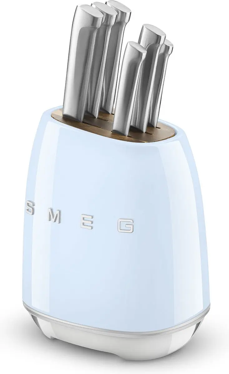 Smeg KBSF02PB Messenblok - 6 Messen - Pastelblauw