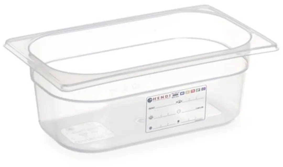 HENDI Gastronorm Container 1/4 880364 - 3,5L - Transparant