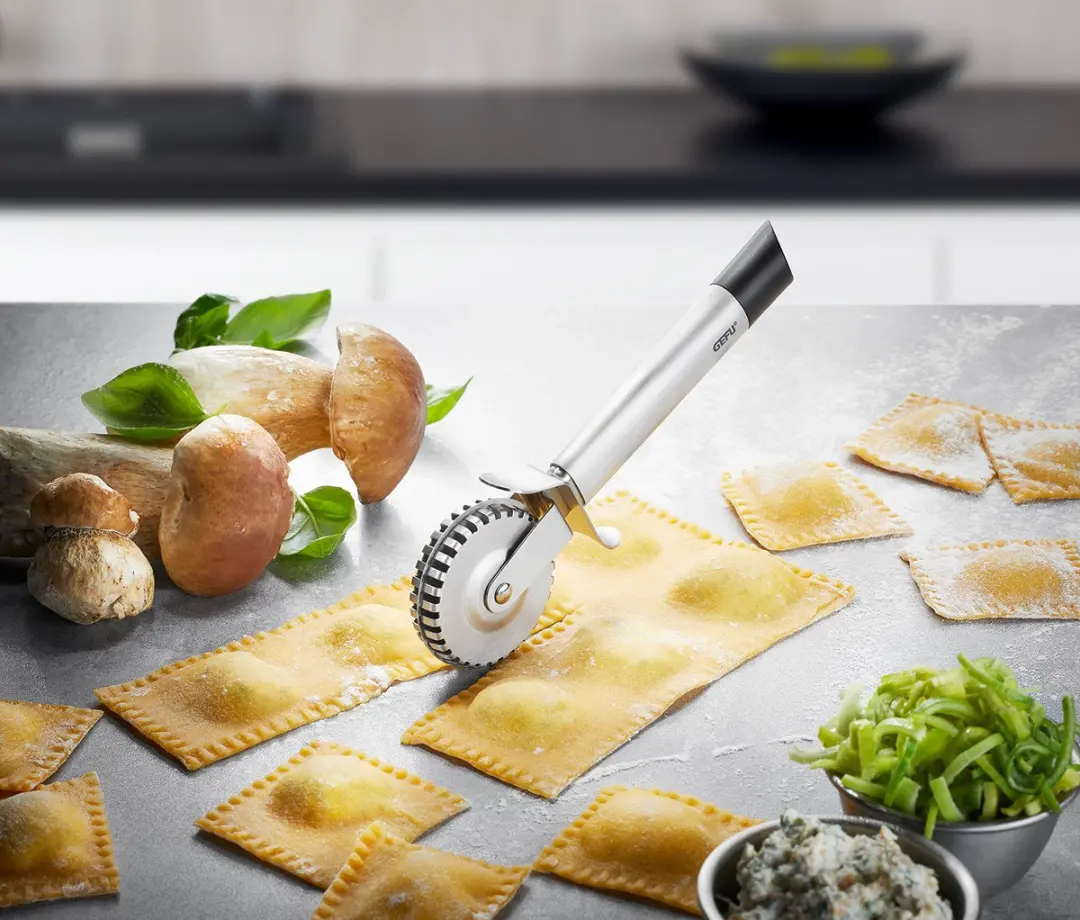 GEFU PrimeLine Ravioliwiel RVS Pastasnijder - Zilver