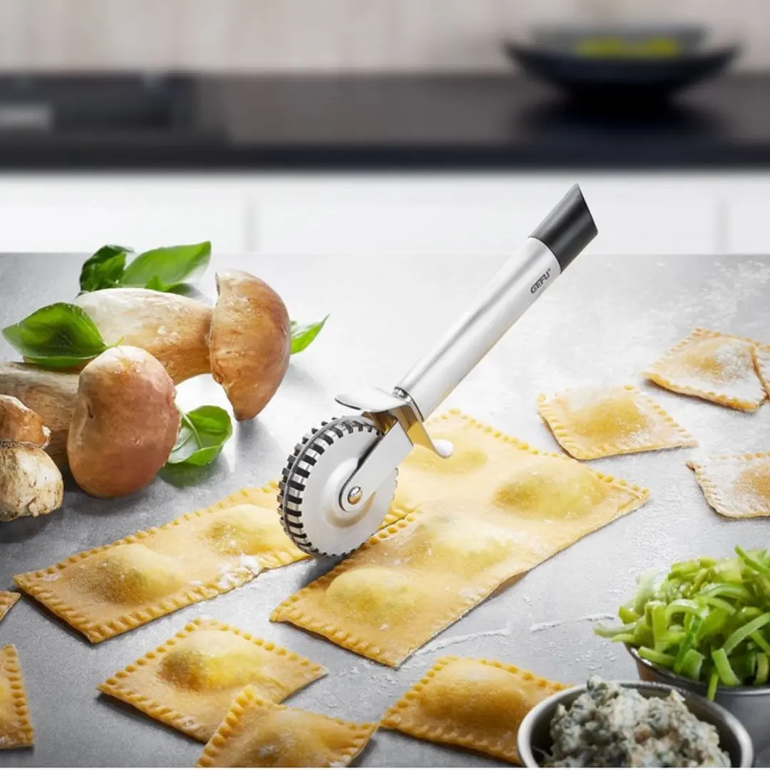GEFU PrimeLine Ravioliwiel RVS Pastasnijder - Zilver