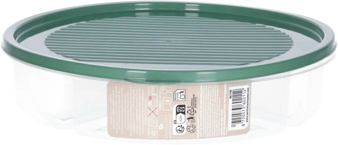 Excellent Houseware Vershoudbakje 2L - 5 Vakken Donkergroen