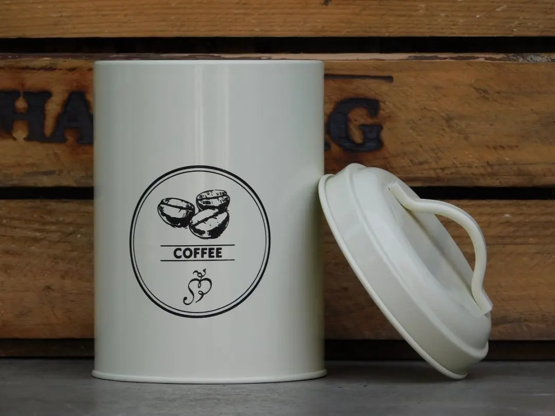 Esschert Design Koffie-Thee-Suiker Set 3 Stuks - 3L - Gebroken wit