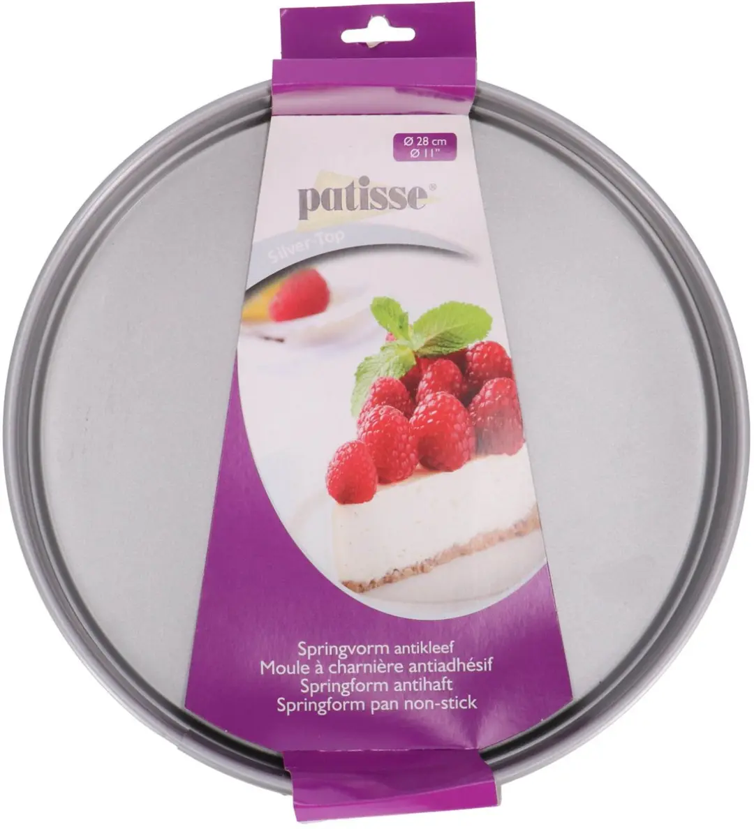 Patisse Silver-Top Springvorm 28cm - Zilver