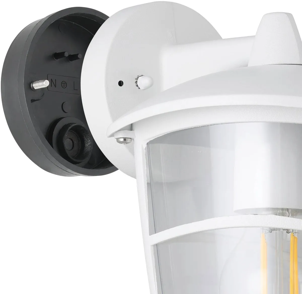 Eglo Aloria Outdoor Wandlamp E27 - 17cm Wit