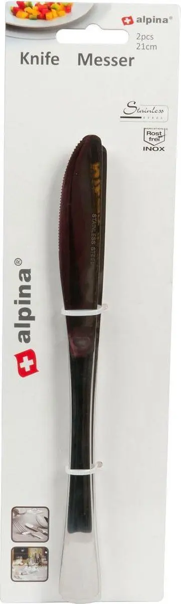 Alpina RVS Messenset 21cm