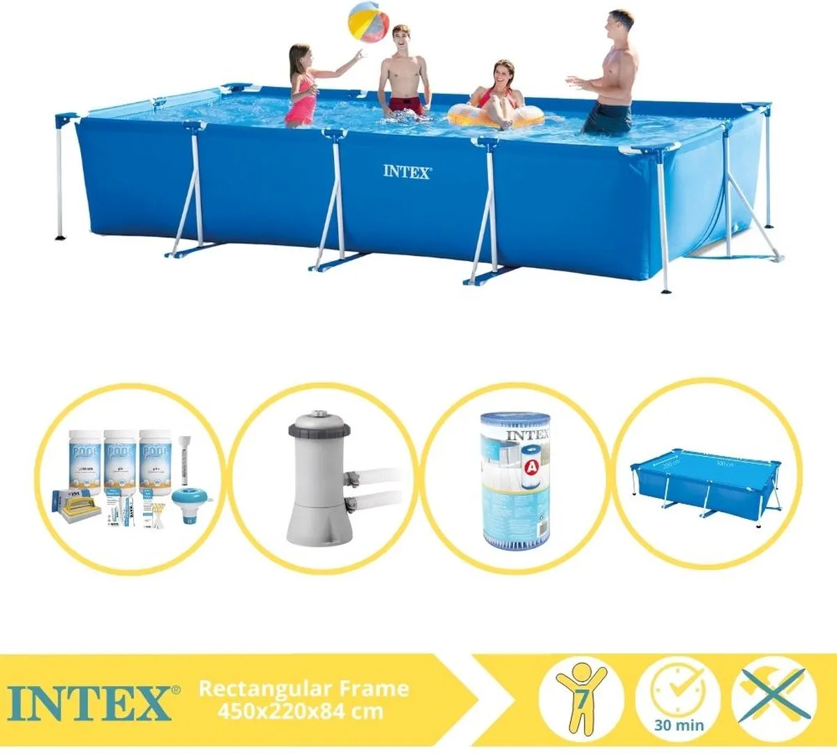 Intex 28273NP Opzetzwembad 450x220x84cm