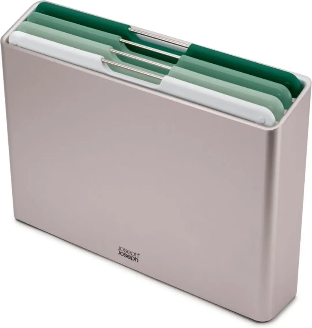 Joseph Joseph Folio Snijplanken 4-delig Sage - Met opbergstand