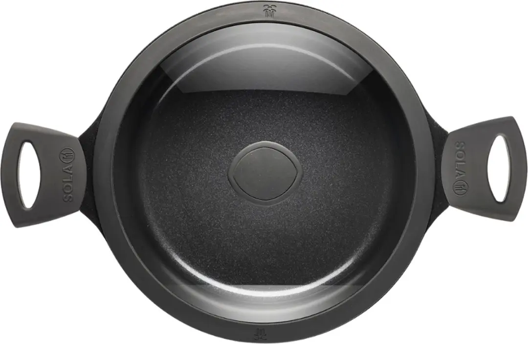 Sola Ceramic Deluxe Braadpan 24cm - Zwart