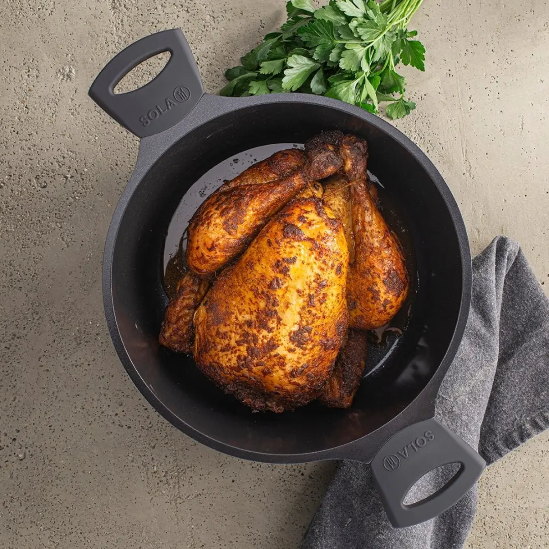 Sola Ceramic Deluxe Braadpan 24cm - Zwart