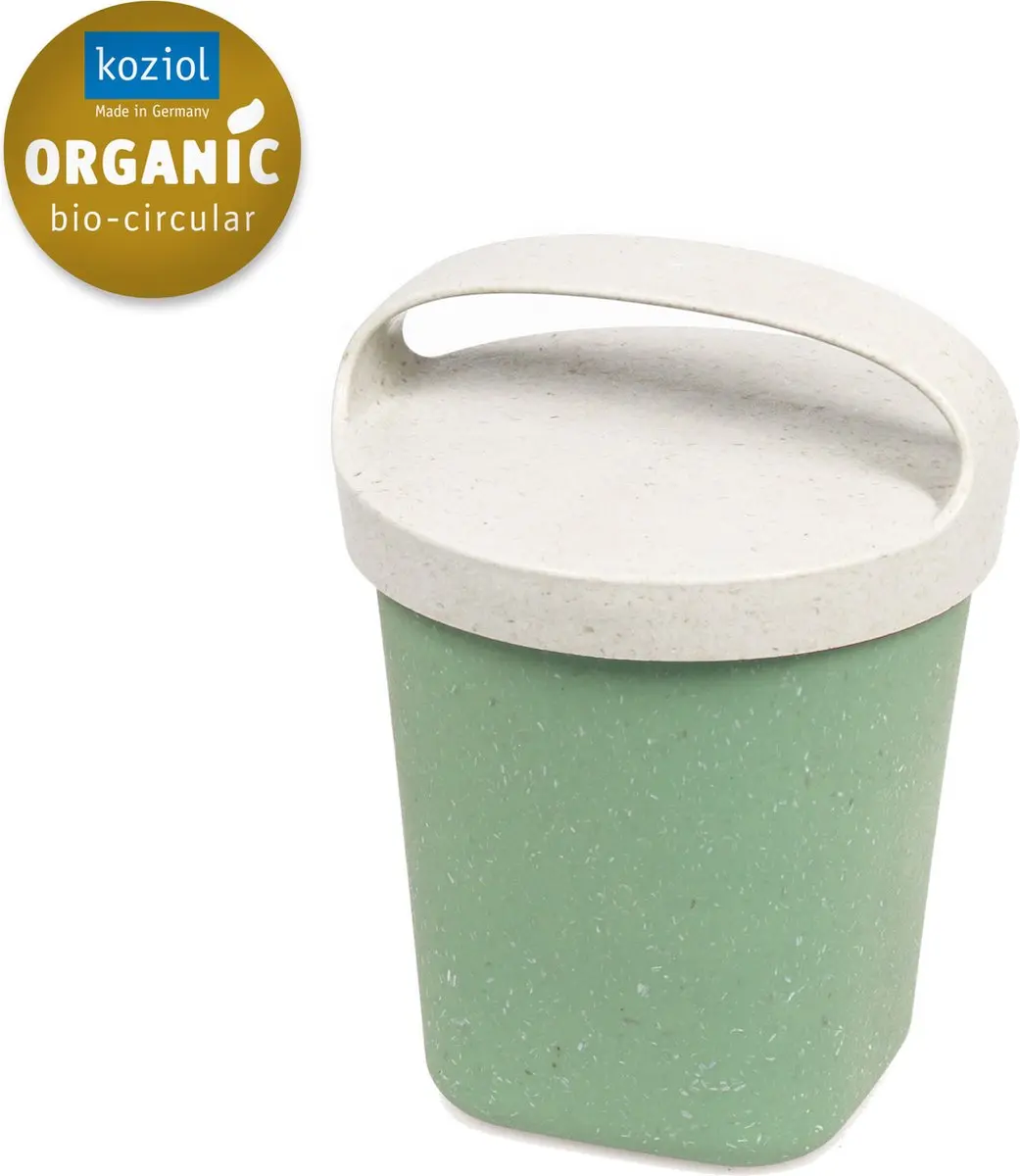 Koziol Buddy Snackbox Groen - 0,5L - 2 vakken