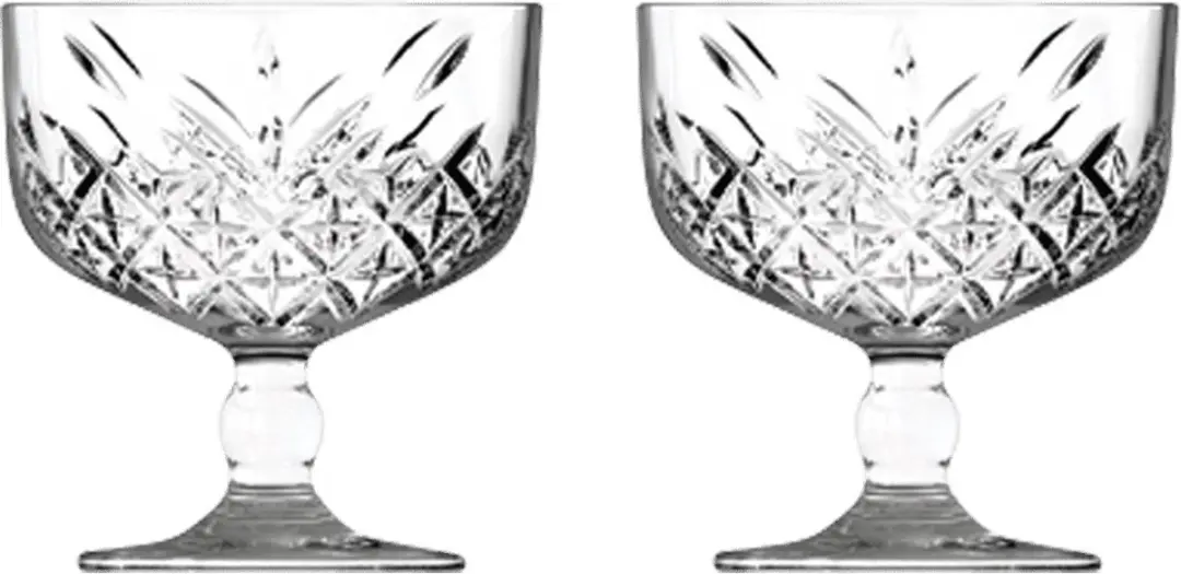 Pasabahce Timeless IJscoupes Set 2 - 280ml - Ø10.25cm - Transparant