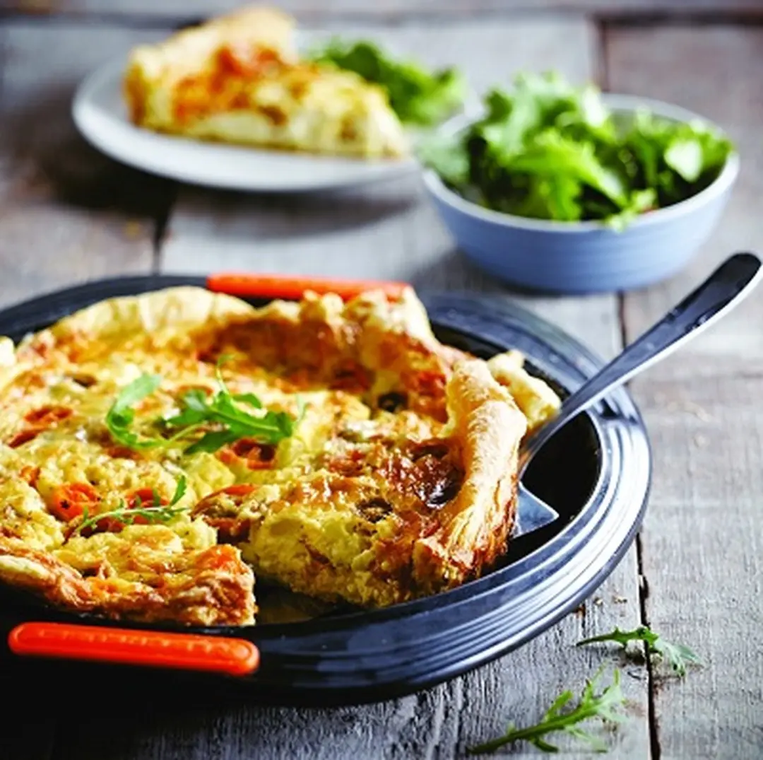 Le Creuset Taartvorm 28cm - Losse bodem - Zwart