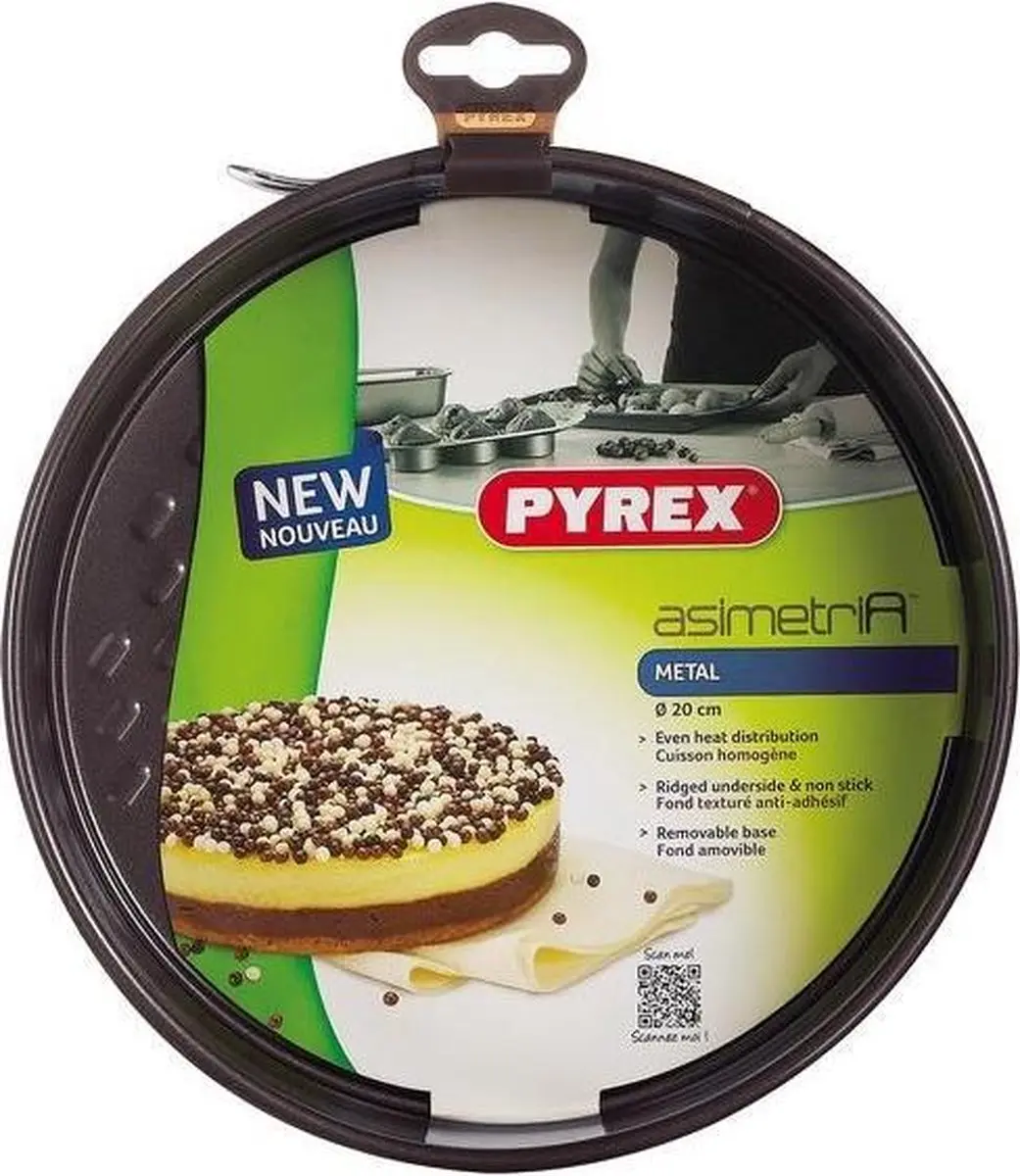 PYREX Asimetria Springvorm 20cm - 2L - Bruin
